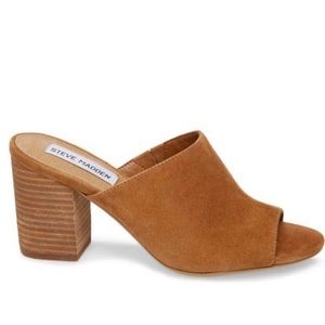 Steve Madden Drew Chestnut Suede Mule - never worn